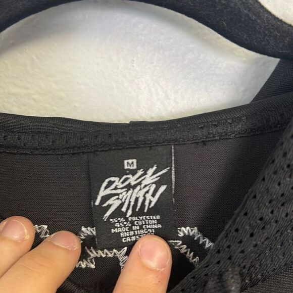 Rocksmith Shinobi Men's Black Japanese Graphic Jersey Pullover Hoodie Size M - Picture 6 of 10